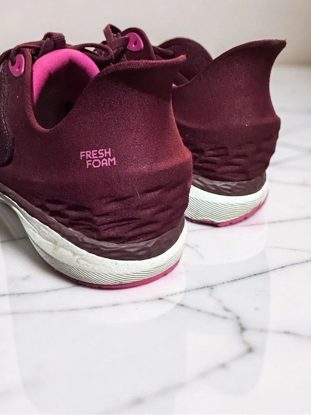 New Balance Women's Burgundy Sneakers